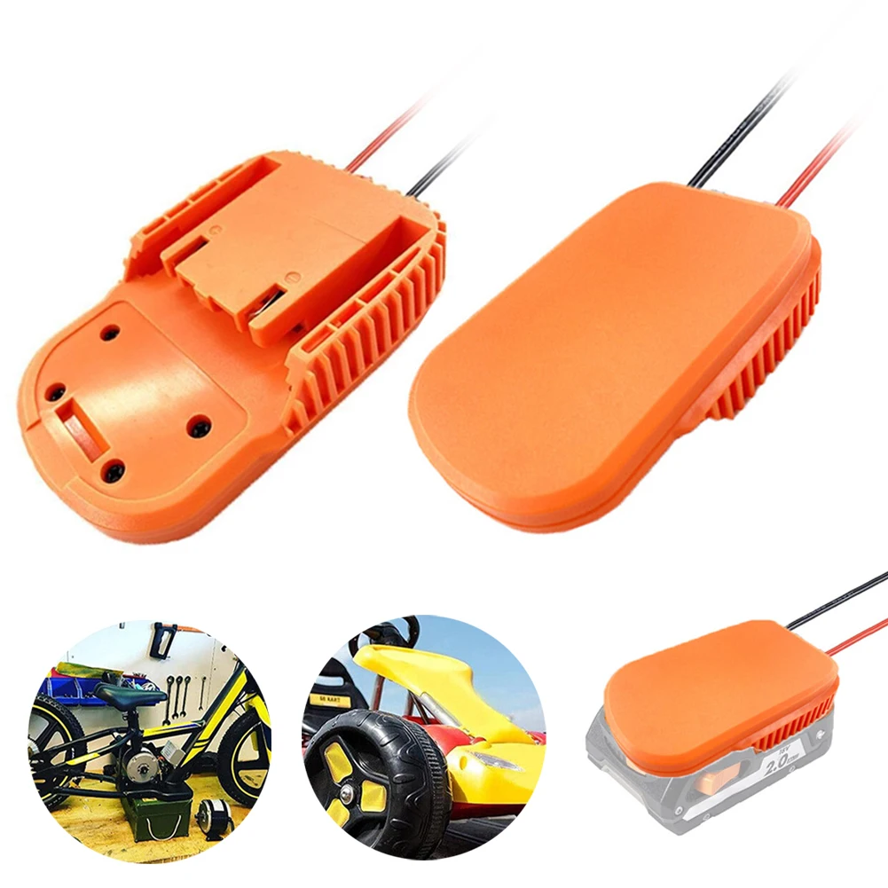 

1pc Battery Adapter 14AWG Wire ABS For Ridgid AEG 18V Lithium-Ion Battery Battery Placement Connector Replacement Power Tool