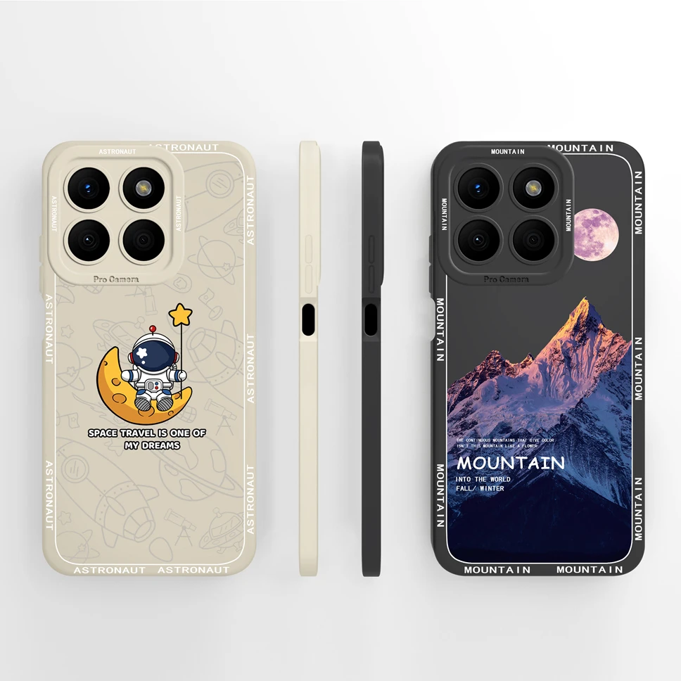 Chic Creative Style Soft Silicone Painted Phone Case - Drop Protection Cover