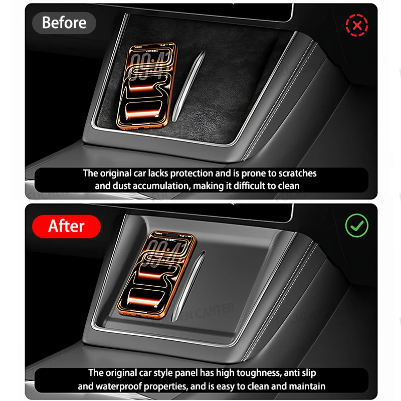 Silicone Anti-Skid Car Phone Wireless Charging Pad & Protector Accessories