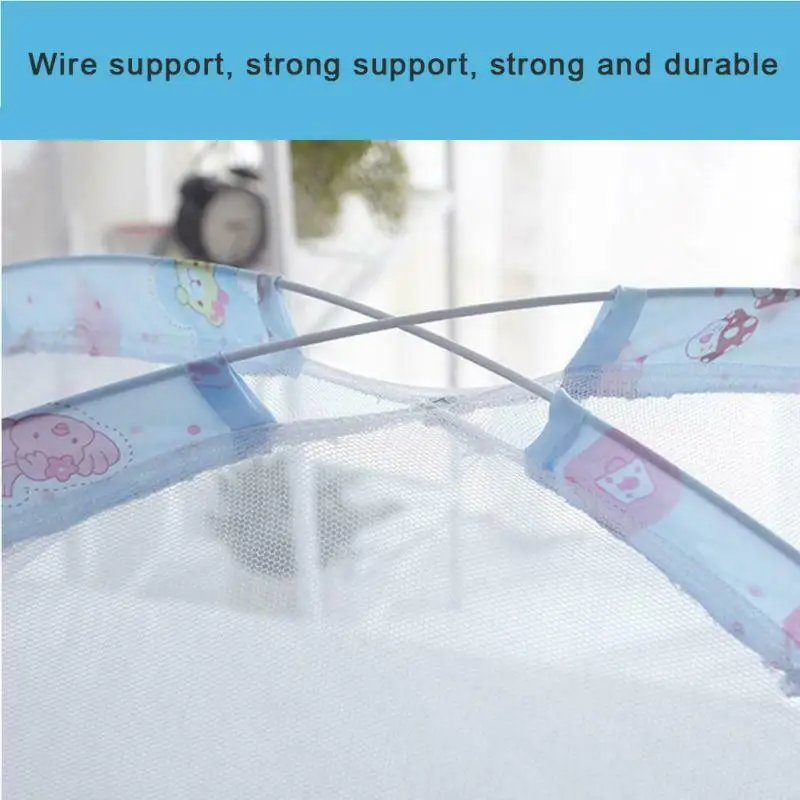 Crib Mosquito Net Children's Mosquito Net Bed Baby Dome Free Installation Portable Foldable Babies Beds Children Play Tent
