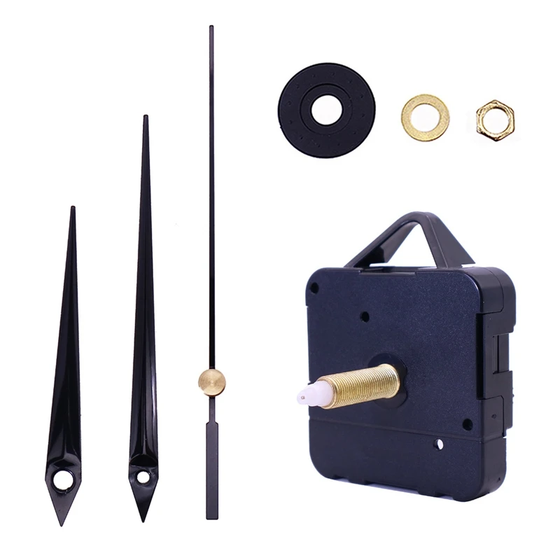 침묵 대형 벽시계 석영 시계 운동 메커니즘 손 벽 수리 도구 부품 침묵 키트 세트 홈 장식 교체 C6UE