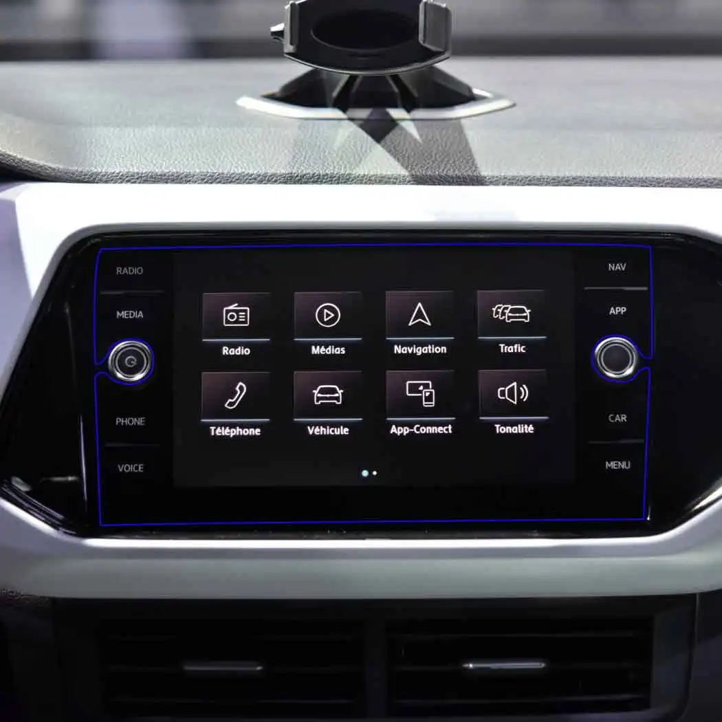 Per Volkswagen Vw Polo Vw Virtus Vw T-Cross Vw Play 2022 Schermo Di Navigazione Gps Da 8 Pollici Protezione Dello Schermo In Vetro Temperato Accessori