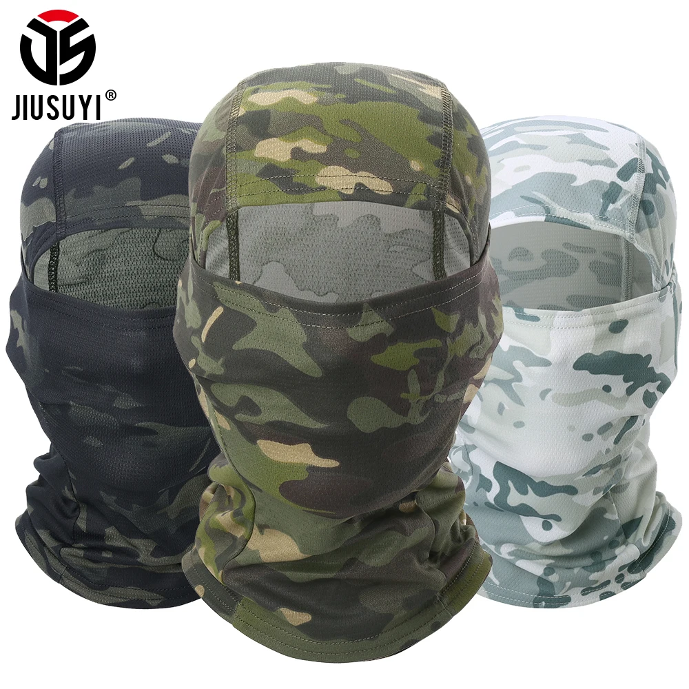 Cap Hat Men Hats Quick-drying Balaclava Camouflage Mask Outdoor Sports
