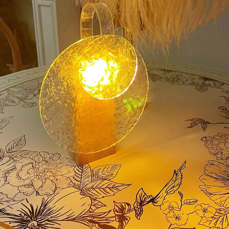 

【Romantic water ripple light】Rotating light and shadow ambient light, bedroom living room, girl's heart, sunset lamp, girl gift