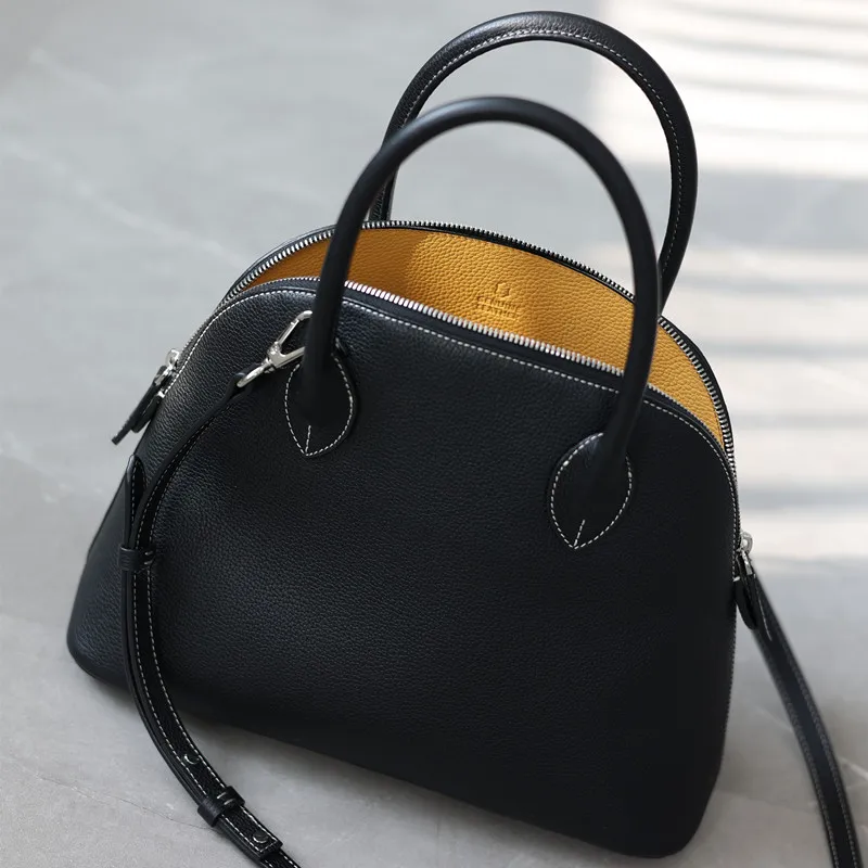 ClassicGenuineLeatherHandbagForWomenLuxuryShoulderBagsFashion