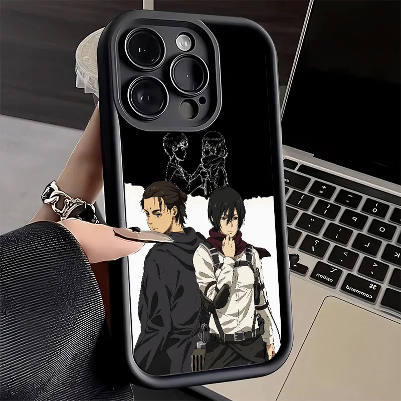Attack on Titan Mikasa Soft Shell Silicone Phone Case