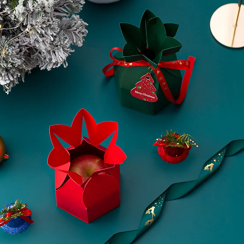 20PCS Christmas Gift Boxes Vase Shaped Design with Ribbon and Hang Tags, DIY Flat-Pack ... - SKU CGB01443 - UGI Packaging