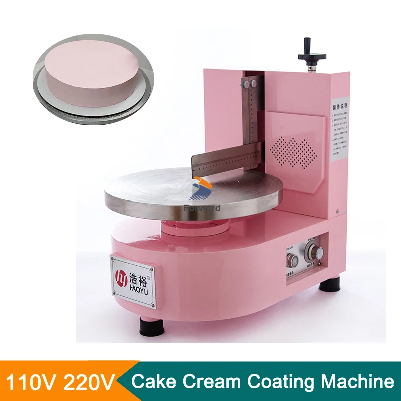 Automatic Round Birthday Cake Cream Icing Spreading Decorating Cakes  Frosting Coating Depositor Smoother Machines Machine - Food Processors -  AliExpress