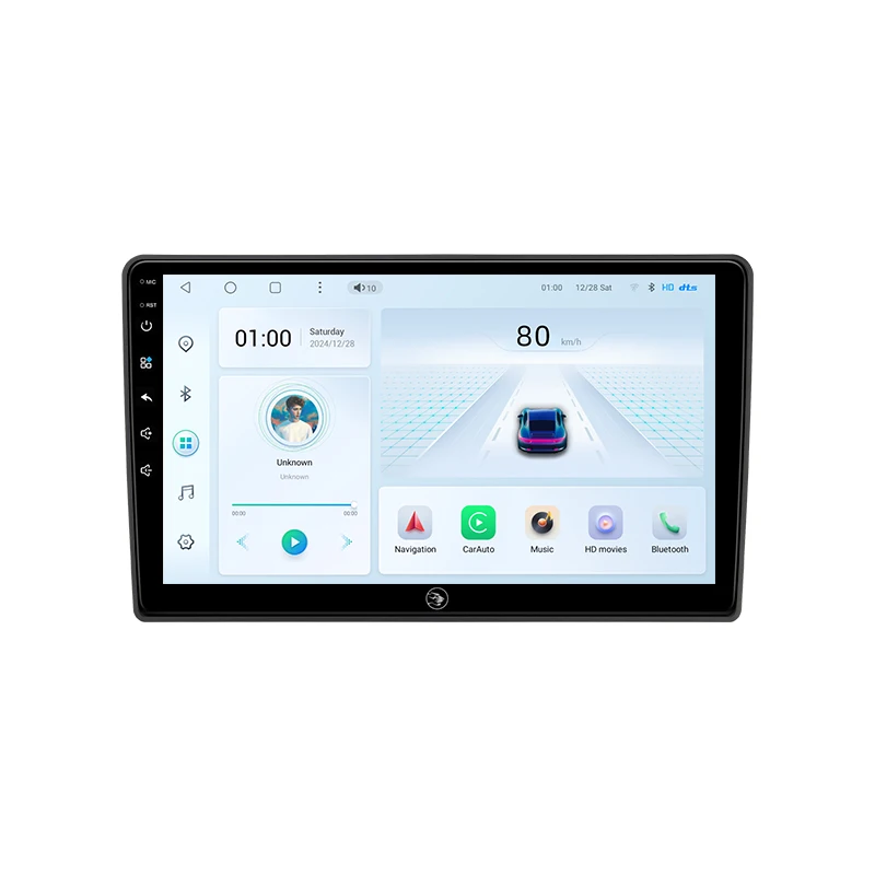 Radio para coche AINAVI para Audi A4 B6 2000 2001 2002 2003 2005 2006 2007 2008 2009, reproductor multimedia inalámbrico para coche con Carplay y Android Auto, GPS, HDMI 1280 * 720, BT 5.0, giroscopio, salida HDMI, control por gestos, ventilador de refrigeración integrado, 2 DIN 7