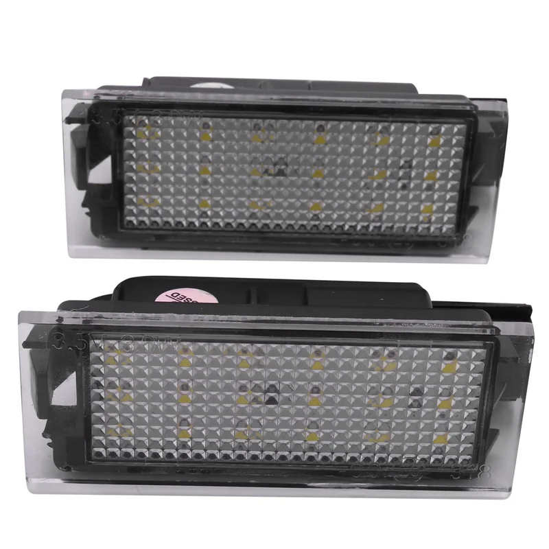 2 Pz Auto Led Numero Luce Targa Per Renault Megane 2 Clio Laguna 2 Megane 3 Twingo Master Vel Satis