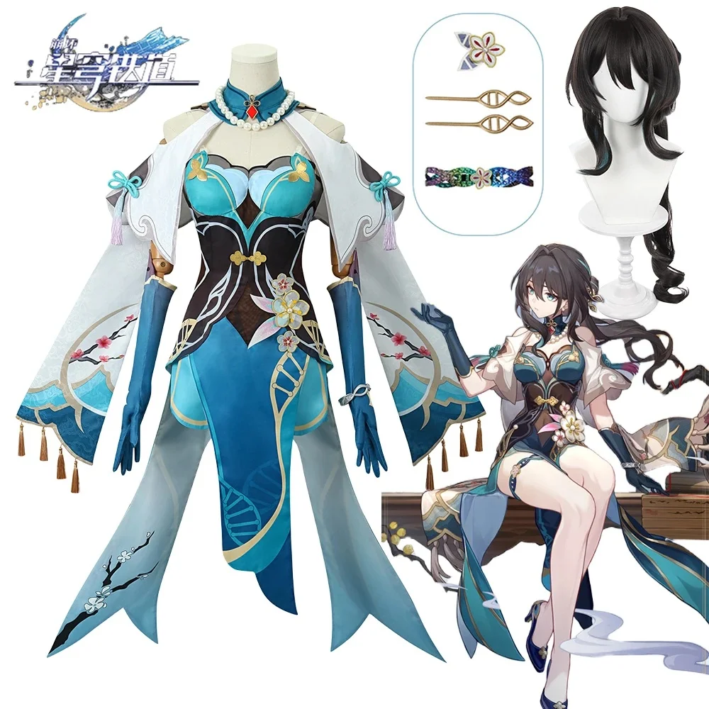 Honkai Star Rail Ruan Mei Stellaris Academy School Uniform Cosplay Costume