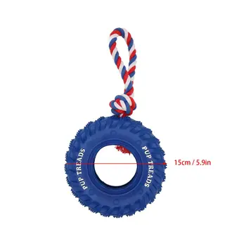 Heavy Duty Tire Rope Dog Toy 4