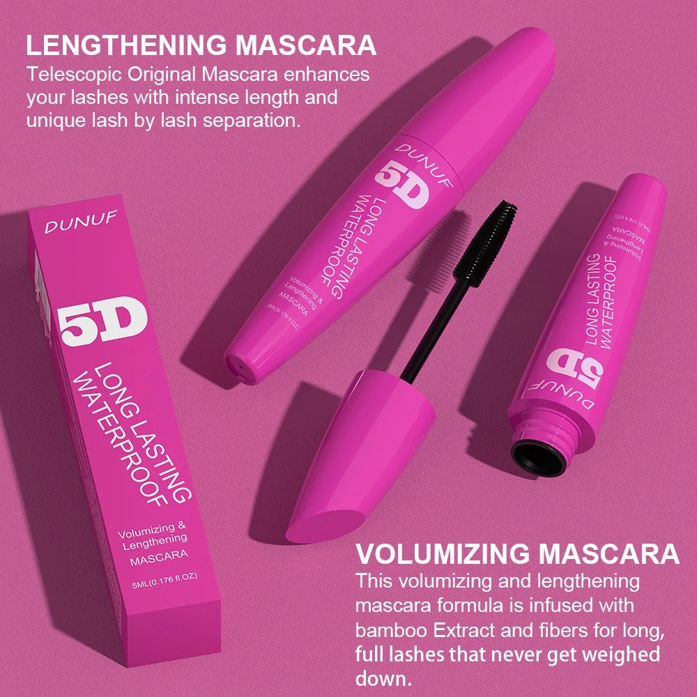 5d vodeodolná maskara čierna dodávajúca objem a dĺžku_voghion.com