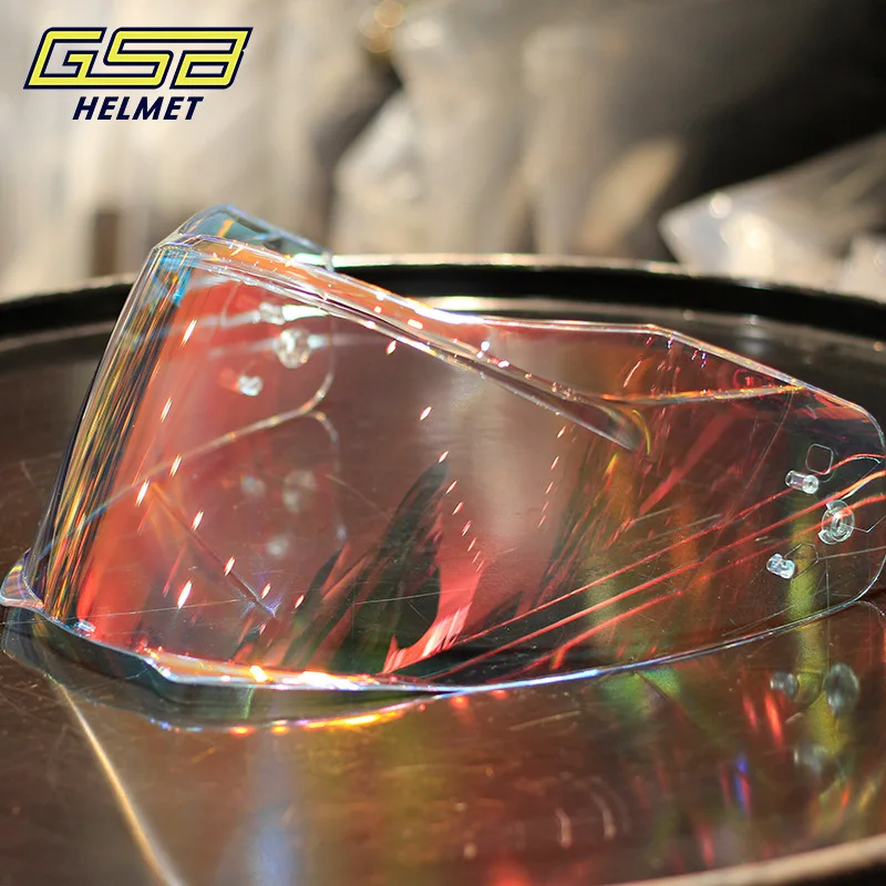 

GSB361 Original Helmet Color-plated Lens Tea Mirror Day and Night Universal Multi-color Optional Moto Helmet Lens Accessories