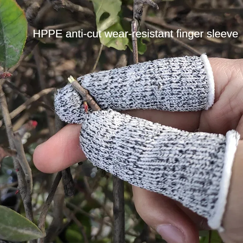 10/30pcs Anti-Cut Finger Cover Finger Protector Sleeve Level 5 High-strength Safety Anti Cut Fingertip Gloves Kitchen Tools finger protector finger guard