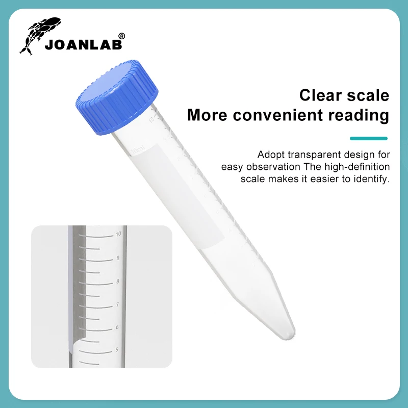 Plastic Test Tubes Centrifuge Tube Plastic Centrifuge Tube Micro Scale 0.2ml-50ml Test Tube
