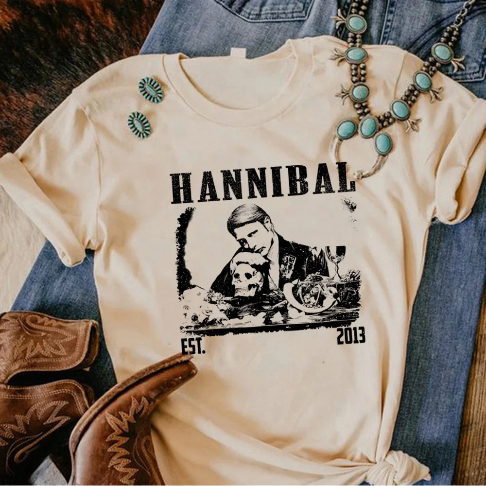 

Hannibal Tee women Japanese harajuku tshirt female anime clothing