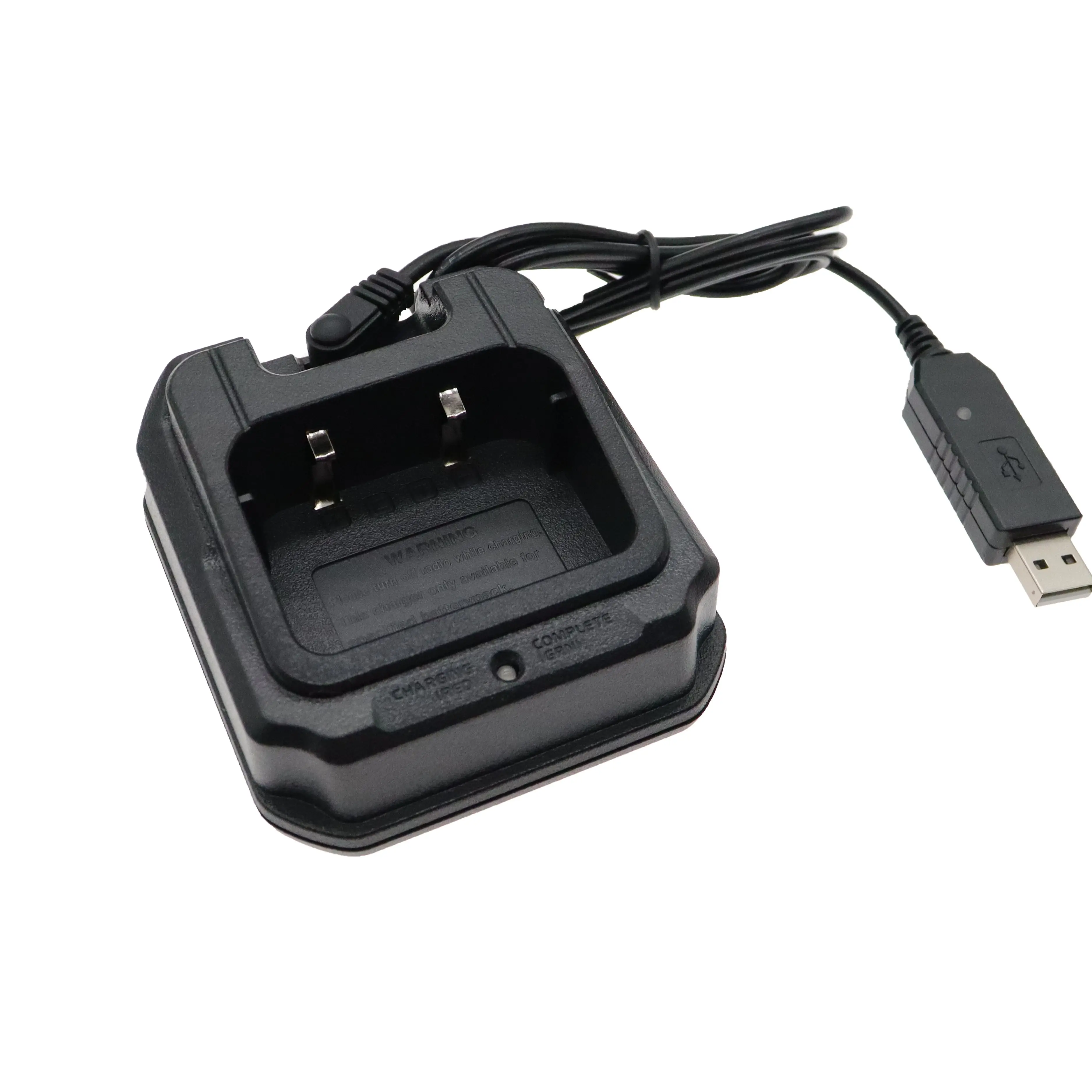 Cargador de baterรญa para Radios de escritorio, adaptador de corriente para Baofeng UV-9R Plus, transceptor de mano
