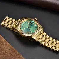 PAGANI DESIGN 2025 New Gold Green 40MM Date Week Men's Watches Automatic Watch Men AR Sapphire Glass NH36A Mechanical Wristwatch 5