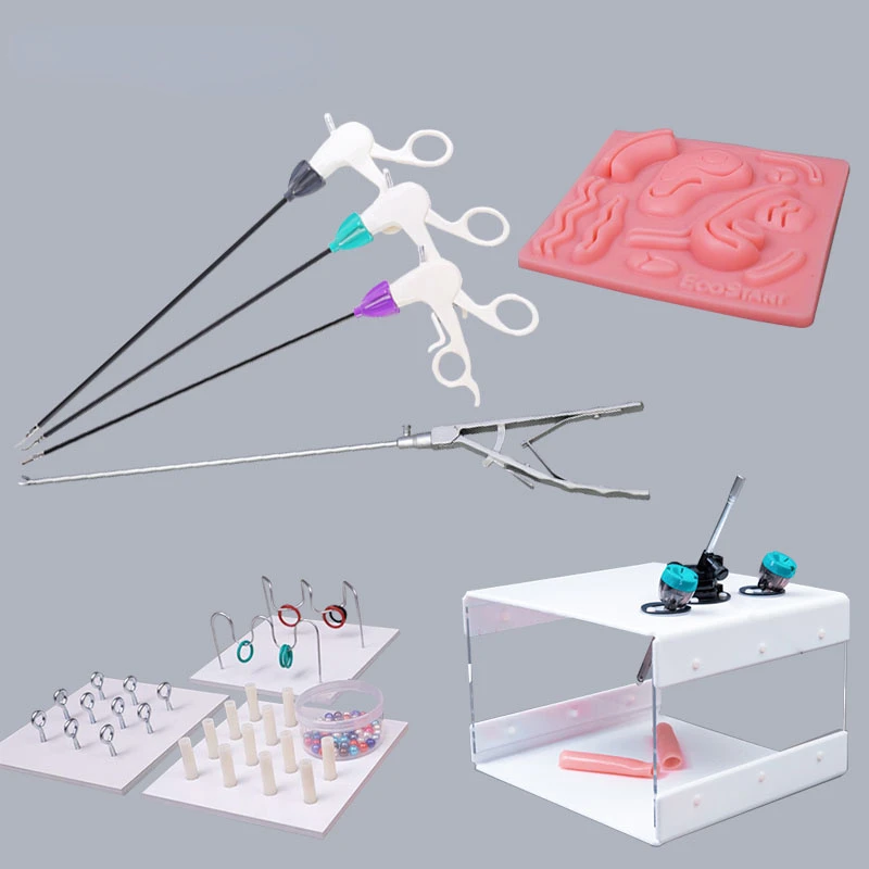 

Laparoscopic Surgery Training Module Set Laparoscopy Simulation Trainer Surgical Doctors Teaching Equipment Practice Tools