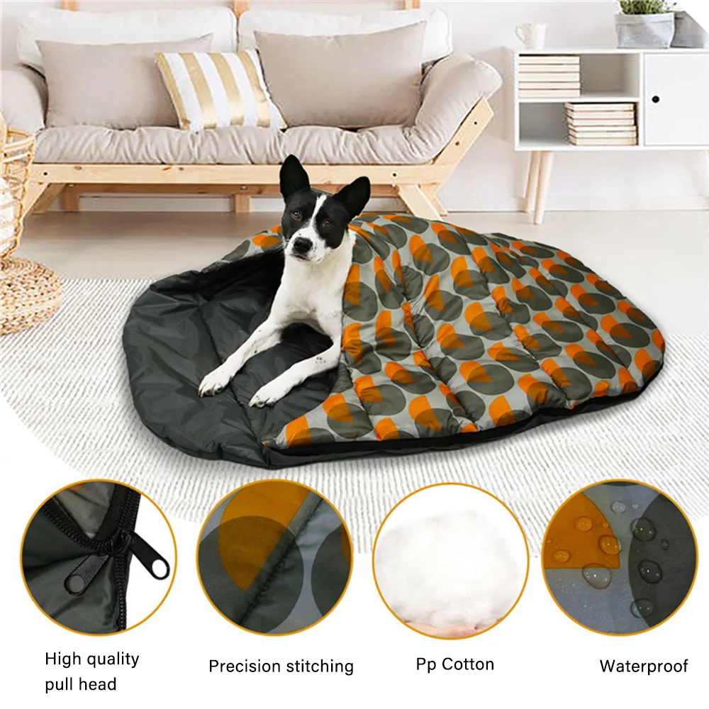 Waterproof Dog Sleeping Bag | Mat Cushion For Camping Travel