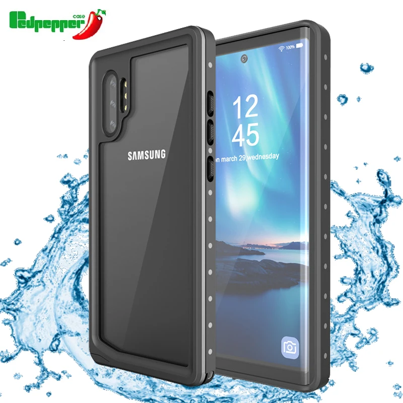 

New For Samsung Galaxy S23 S22 Note 20 ultra 10 Plus 9 8 Original Redpepper Waterproof IP68 Underwater Life Shockproof Hard Case