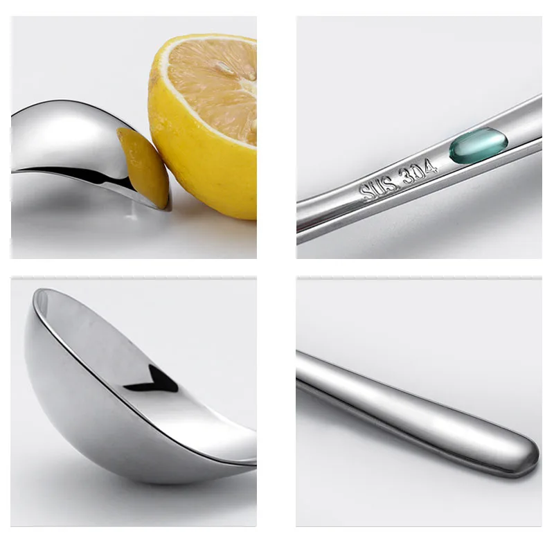 Stainless Steel Spoon Creative Long Handle Hotel Hot Pot Soup Ladle