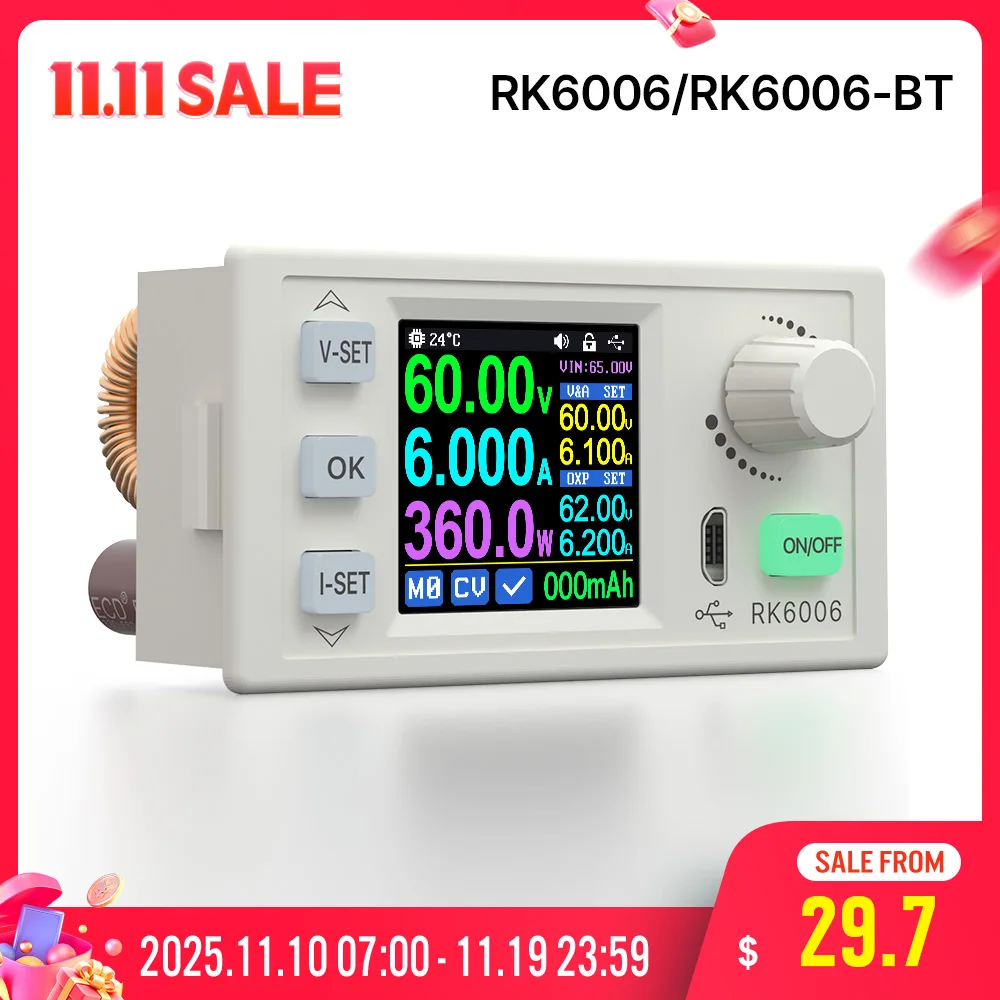 RDRURIDENRK6006RK6006BT60В6АМодельпонижающеготрансформаторанапряженияпостоянноготока-AliExpress1420