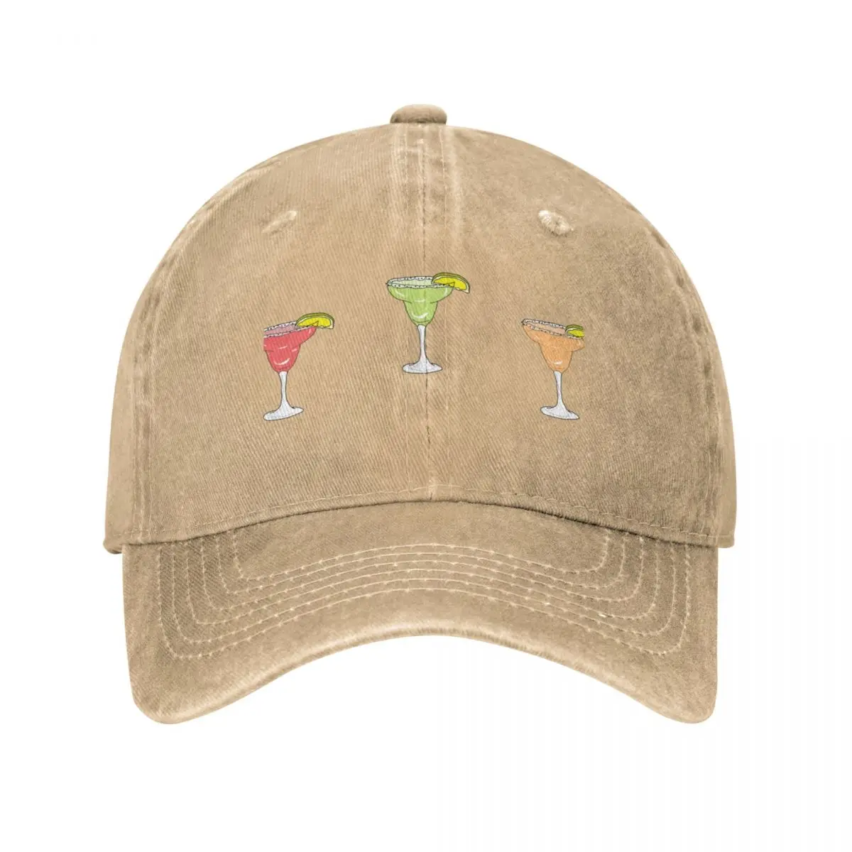 

Margarita Trio Cowboy Hat Ball cap wild ball hat Women's golf clothing Men's