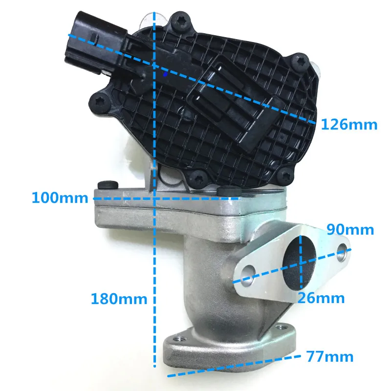 Фото Клапан EGR 1207100A-ED01A для дизельных двигателей Great Wall Gwm V200 HAVAL HOVER H5 WINGLE 5 WINGLE 6 GW4D20 2,0 T №2