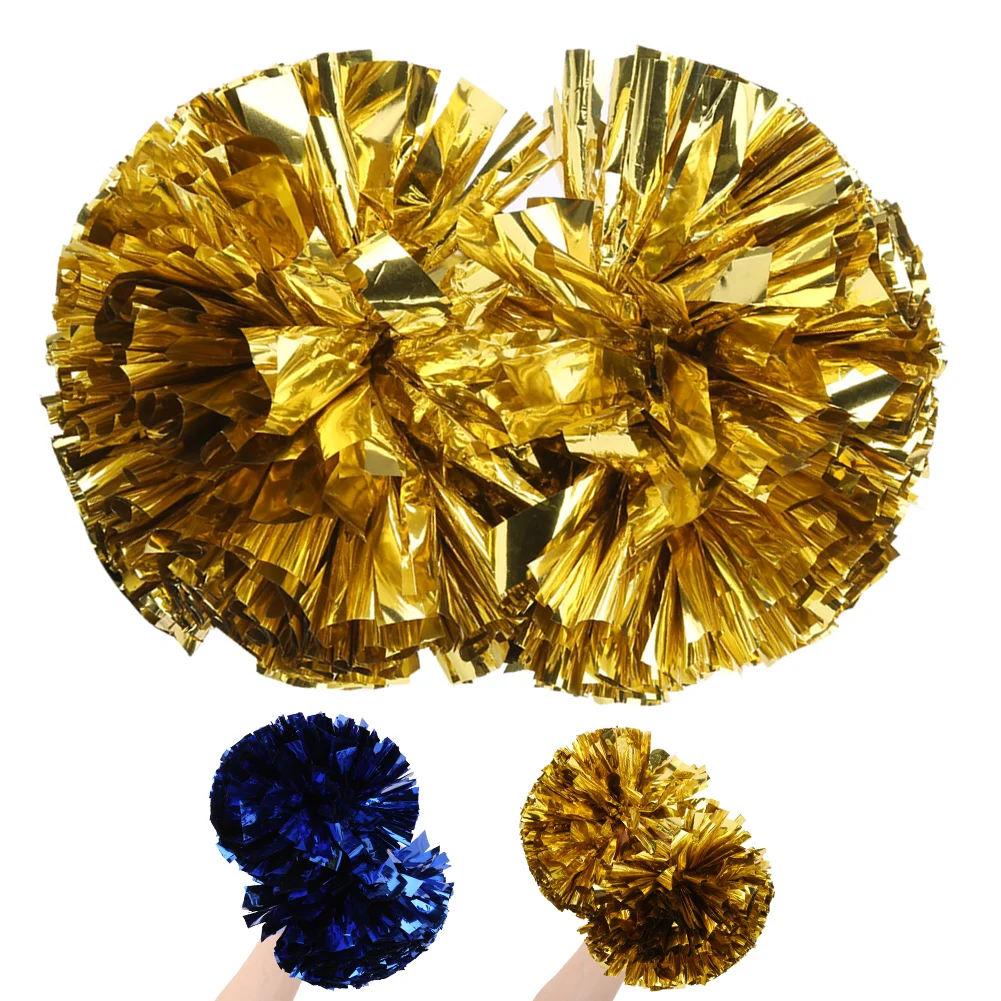 Bright Color Cheerleading Pompoms Environmental Protection Material for Cheer squads Dancers