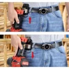 1/2 Pcs Drill Holder Belt Clip Clip On Tool Belt Drill Holder for Cordless Drill ,Hammer ,Tape Measure,Tools with Hanger Clips 6