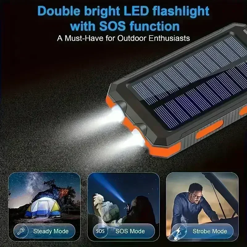Solar Waterproof Power Bank 4