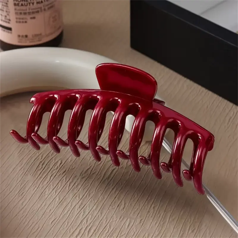 2025 New Silicone Material Hair Claw Clip Crab Barrette Girls Ponytail Hair Claws Bath Clip Fashion Hair Accessories Headwear - Image 6