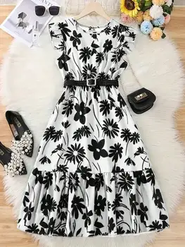 Girls Floral Summer Dress Set 7