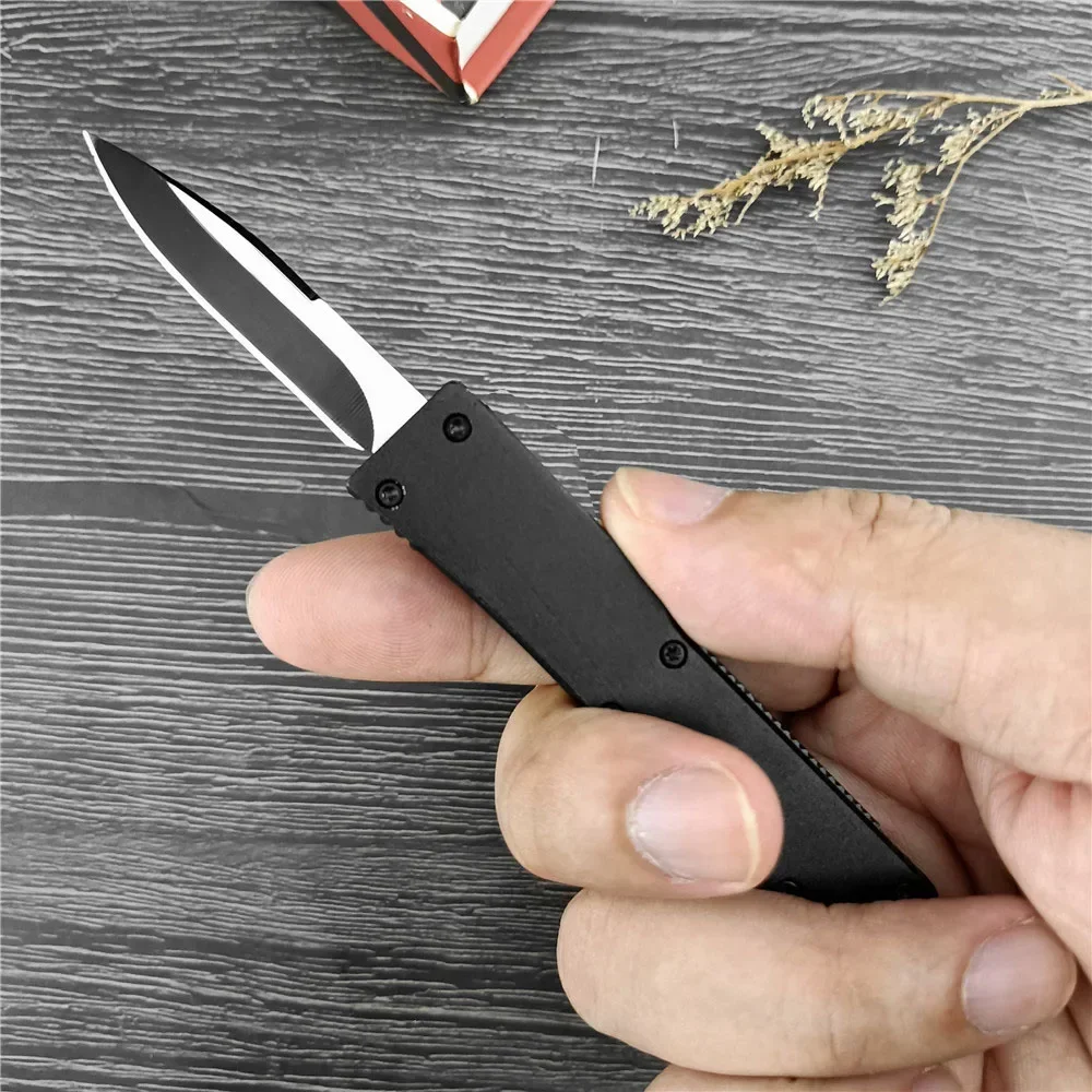 Mini Knife 440C Blade Aluminum Alloy Handles Outdoor Camping EDC Tools Hiking Survival Self Defense Fruit Knife Gift 5