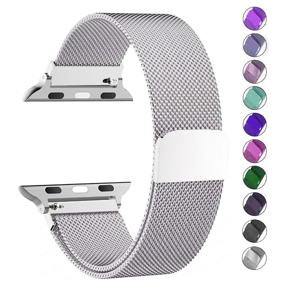 Sophisticated Milanese Loop Metal Wristband Bracelet