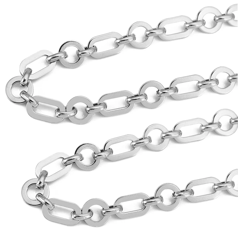 1 Meter Stainless Steel Punk Hip Hop Handmade Chain