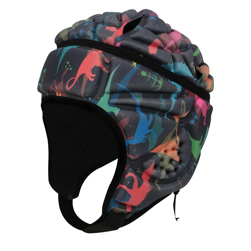 Profession Football Soccer Baseball Goalkeeper Helmet Sports Rugby Cap Head Guard Goalie Roller Hat Fiber Head Protector