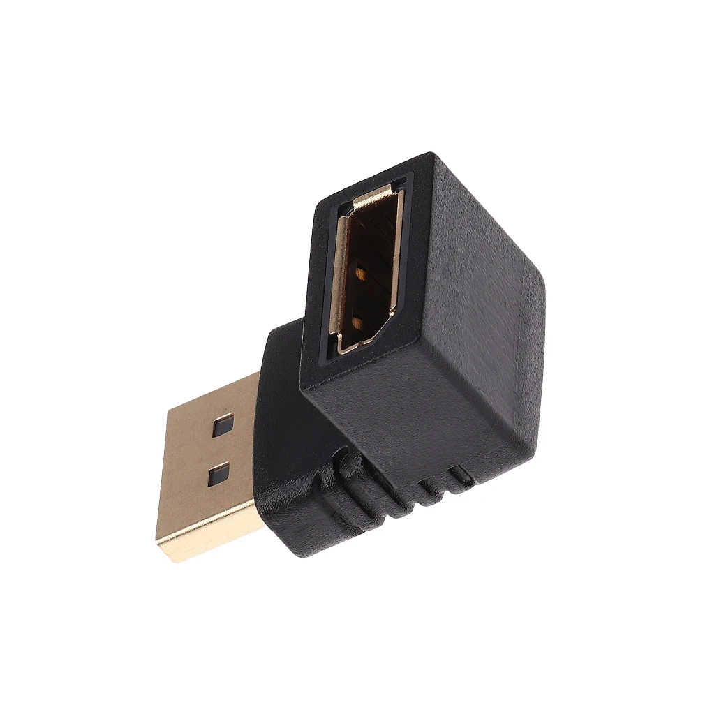 90-Degree Right-Angle Adapter 270-Degree DP Connector Extension Converter lotus rca male rgith angle 90 degree av audio and video connection brass welding rf connector extension conversion