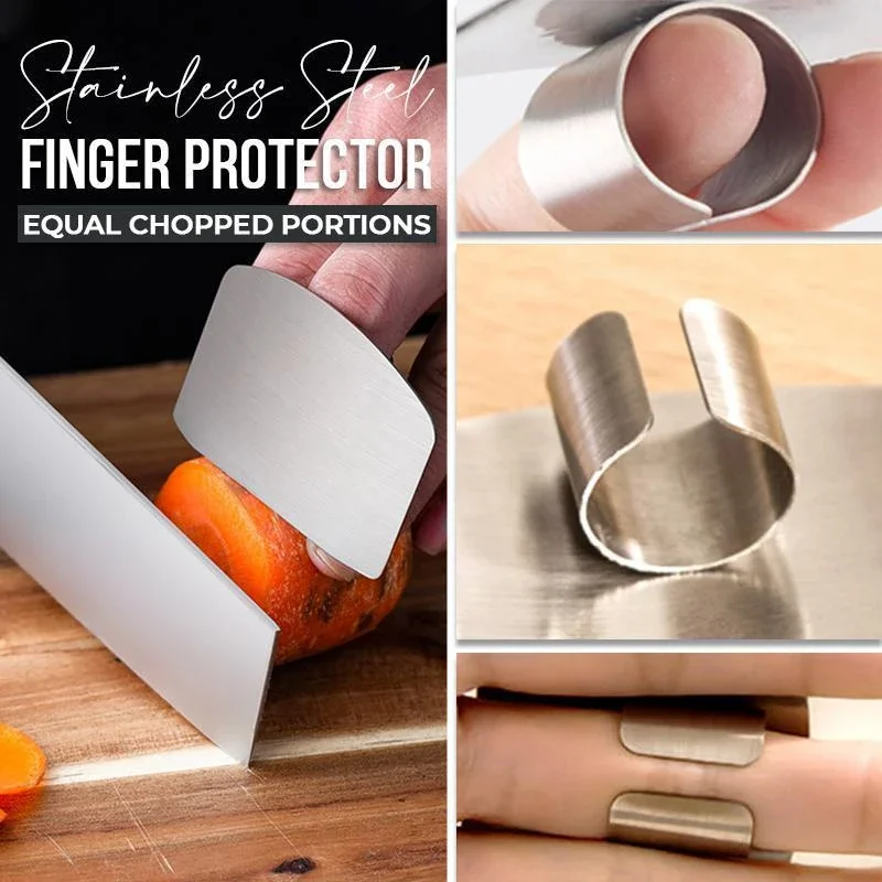 Kitchen Tool Accessories Stainless Steel Finger Guard Safety Vegetable Cutter Hand Guard Tool Kitchen Cut Finger Protector finger protector finger guard