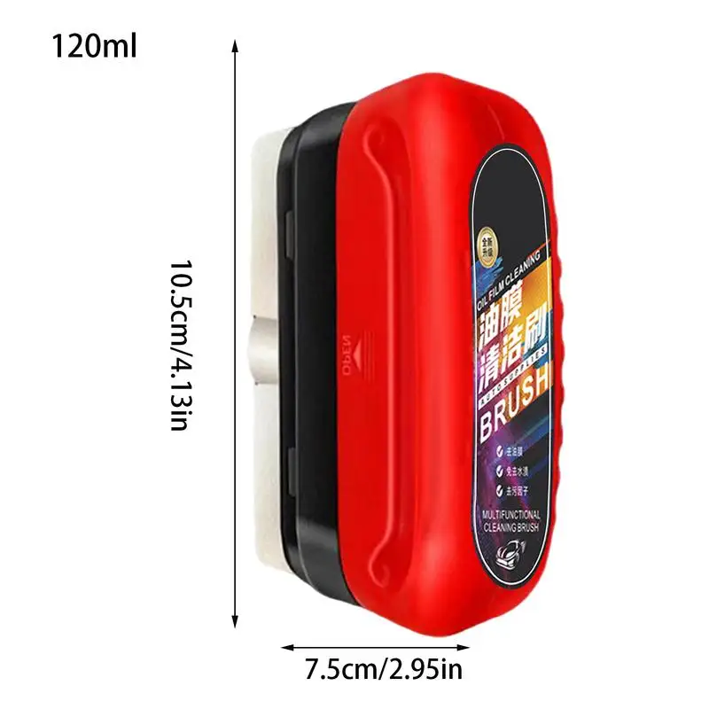 Car Glass Oil Film Cleaner Brush Efficient 120ml Glass Cleaning Board Deep Cleaning Oil Film Remover Long-Term Protection