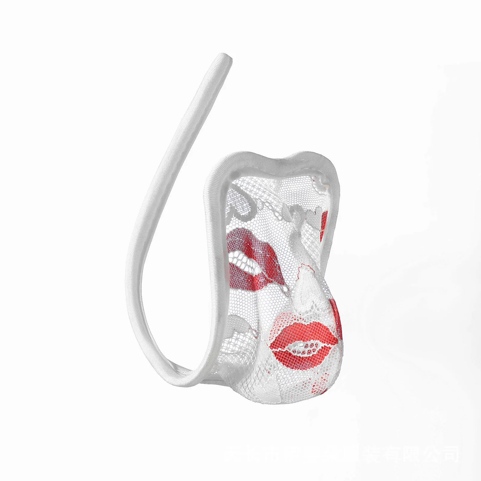 Mens Sexy See Through C-Strings Funny Christmas Underwear Floral Lace or Mini Striped Scarf Pouch Strapless G-Strings Thongs