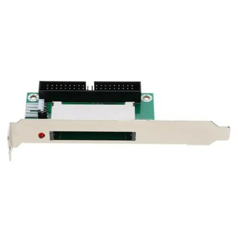 40-Pin Cf Compact Flash Card To 3.5 Ide Converter Adapter Pci Bracket Back Panel