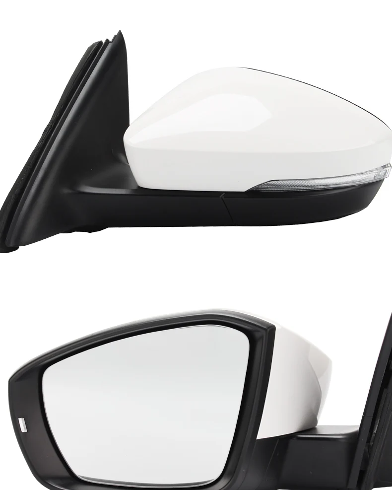 Capuchon de protection de rétroviseur latéral blanc pour Skoda Octavia Mk3 III A7 5E 2014 2015 2016 2017 2018 boîtier de rétroviseur de remplacement gauche droite_voghion.com