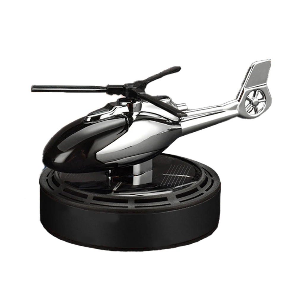 

Universal Auto Aroma Diffuser Automatic Solar Power Rotating Airplane Helicopter Auto Perfume Auto Aluminum-Alloy