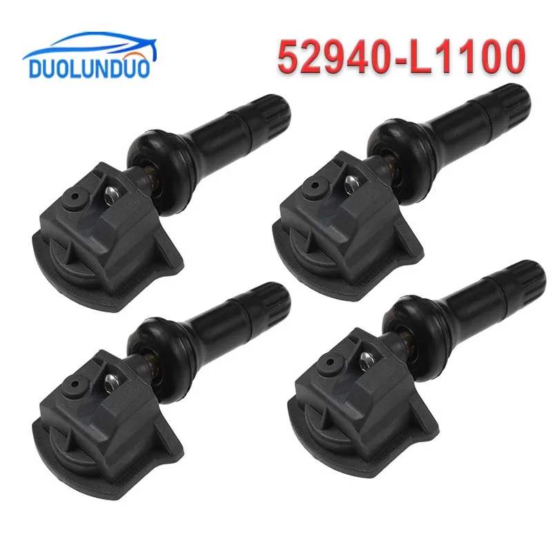 Датчик давления в шинах TPMS 52940-L1100 52940L1100, 433 МГц, для KIA-Seltos Hyundai-Sonata 2019-2020, нужно обучение OBD, 4 шт.