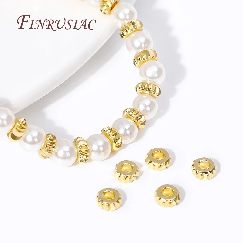 1000 Distanziatori In Ottone Da 3mm Per Bigiotteria Fai Da Te - Perline A Crimpare Rondelle Metalliche Per Creare Gioielli, Bracciali, Collane - 2
