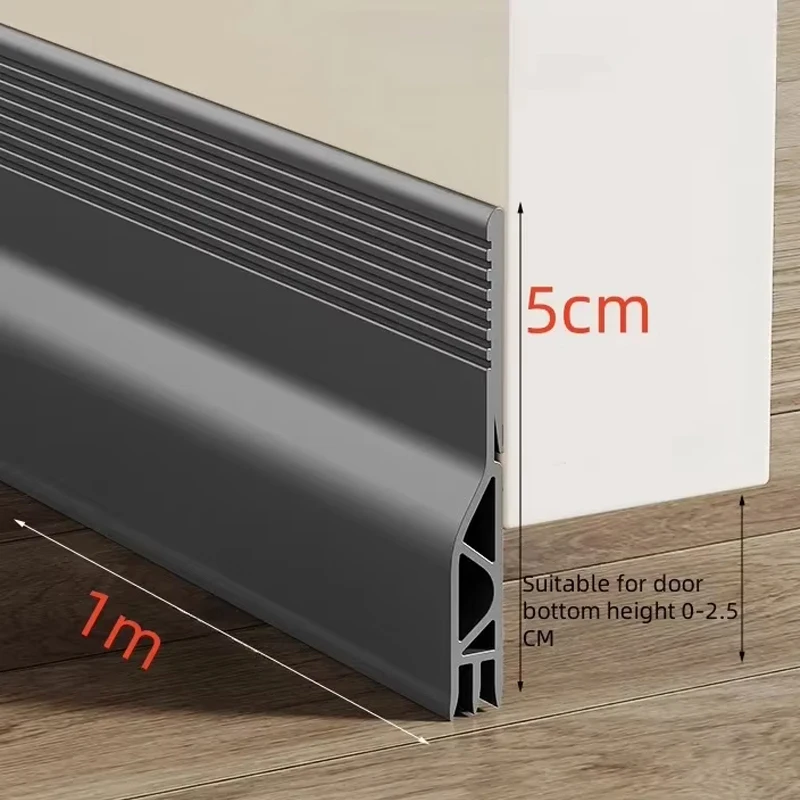 Premium Door Draft Stopper and Noise Blocker - Weatherproof Under Door Gap Filler and Seal