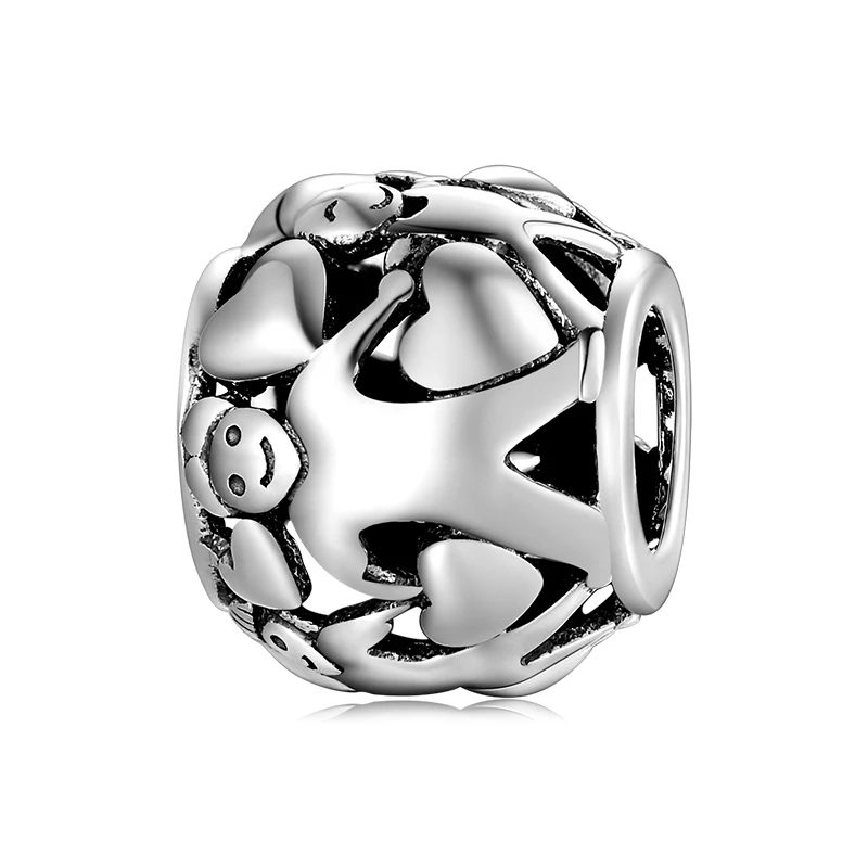 Beads Charms Charm Jewelry Sterling Silver Jewelry Charm Bead Silver Charm Bracelet Sterling Silver Beads Beads Jewelry Silver Charm Bead Sterling Silver Beads Charm Spring Popular Charm Original 925 Sterling Silver Zircon Love Is Forever Crown Love Charm Beads Fit Bracelets & Bangles Jewelry